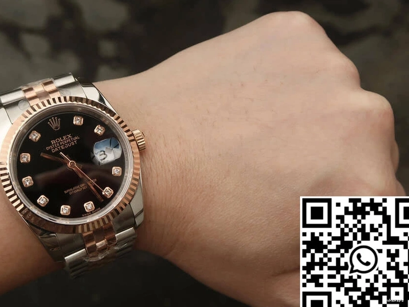 Factory GM Dial Diamond Black Datejust 116231 Rolex 0204